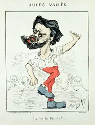 Karikatur von Jules Vallès